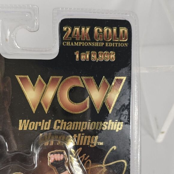 Vintage 1998 WCW Racing Champions Bill Goldberg 24K GOLD‎ Car 1 OF 9,998 WWF WWE - Picture 2 of 5